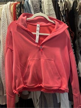 Lululemon Half-Zip Pullover Glaze Pink - Size 6